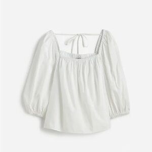 Madewell Puff-Sleeve Babydoll Top